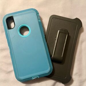 Otterbox Teal & Blue Phone Case with Holster